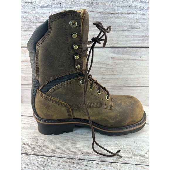 Chippewa Sador Logger Waterproof Insulated Boot Mens Size 8D Composite Toe main image 4